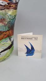 Made Murano Glass - Enrico Cammozzo - Vaas - Muranoglas -, Antiek en Kunst
