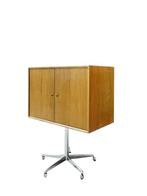 Kabinet - chroomgeplateerd, echt houtfineer