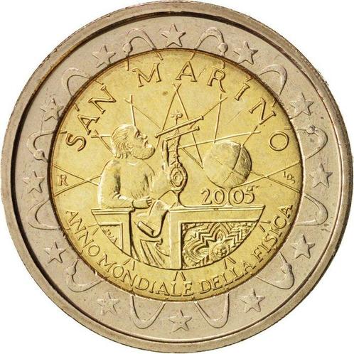 Saint-Marin. 2 Euro 2005 Galileo Galilei - Numisbrief, Postzegels en Munten, Munten | Europa | Euromunten