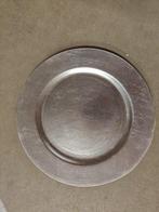 Onderbord Rond Zilver 28 cm, Nieuw