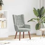 vidaXL Ontspanningsstoel Lichtgrijs 63 x 67 x 94 cm Fluweel, Huis en Inrichting, Fauteuils, Verzenden, Nieuw