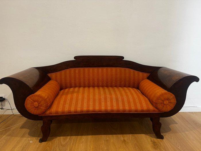 Sofa - Hout, Antiek en Kunst, Antiek | Meubels | Stoelen en Sofa's