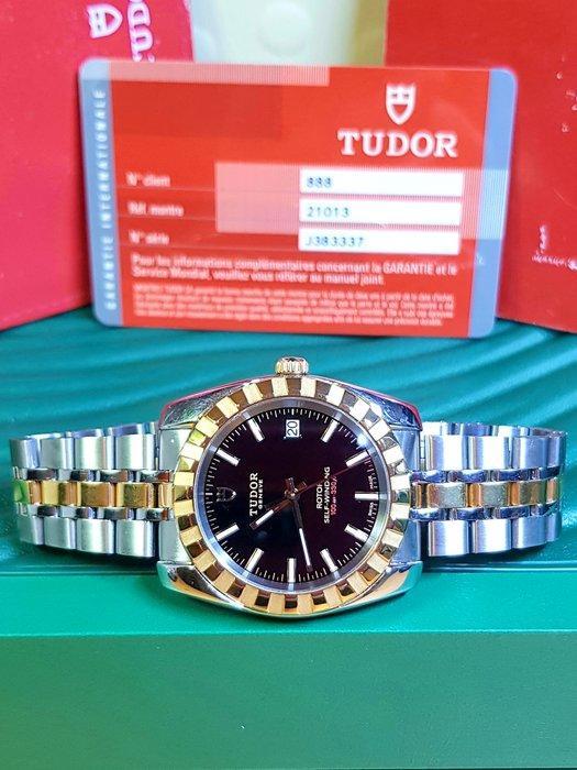 Tudor - Classic Geneva Date - FULL SET - Ref no. 21013 -, Handtassen en Accessoires, Horloges | Antiek