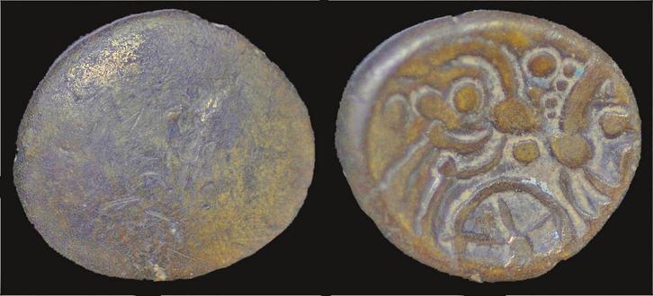 Ca 40bc Celtic Britain Trinovantes Savernake base goud st..., Postzegels en Munten, Munten en Bankbiljetten | Verzamelingen, Verzenden