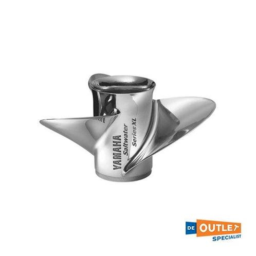 Bieden: Yamaha 3-blade aluminium propeller XL 21 x 15.5 L -, Watersport en Boten, Bootonderdelen, Ophalen of Verzenden