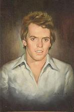 V. Asmus (1978) - Portrait of a young man - NO RESERVE, Antiek en Kunst