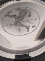 Salvador Dalí (after) - Plat - piatto in silver plated -