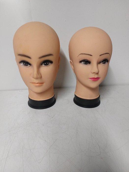 Decoratief ornament (2) - Europa - Manneguin head, Antiek en Kunst, Curiosa en Brocante