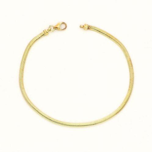 Armband - 14 karaat Geel goud, Handtassen en Accessoires, Armbanden