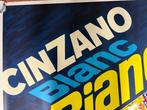 VERNIER - poster pubblicitario- CINZANO BIANCO- lito-TELATO