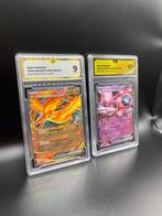 Pokémon - 2 Graded card - Team Rockets Moltres & Mewtwo EX, Nieuw