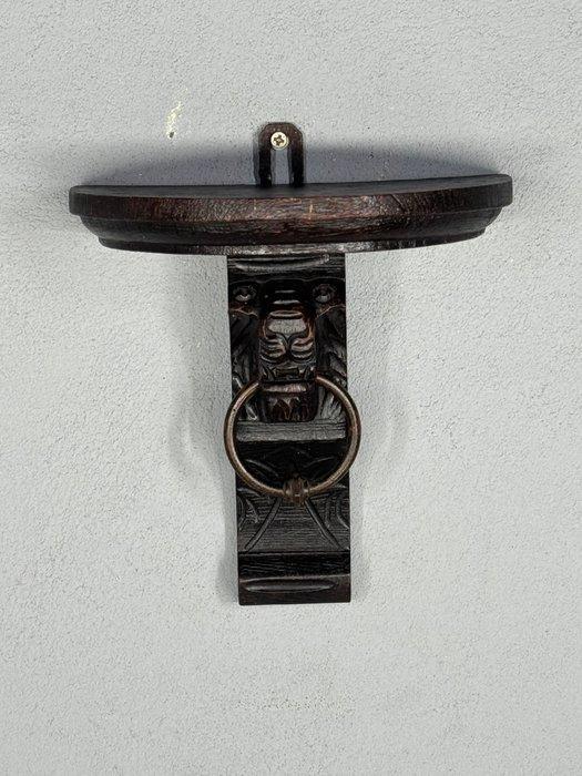 Wandtafel - Hout - console met leeuwen kop, Antiek en Kunst, Antiek | Overige Antiek