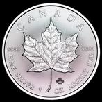 Canada. 5 Dollars 2021 Hoja de Arce, 1 Oz (.999) (Zonder