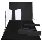 vidaXL Fotostudioset met verlichtingsset en achtergrond, Audio, Tv en Foto, Fotografie | Fotostudio en Toebehoren, Verzenden, Nieuw