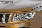 Koplampspoilers voor Jeep Compass 2011- ABS, Autos : Divers, Tuning & Styling, Ophalen of Verzenden
