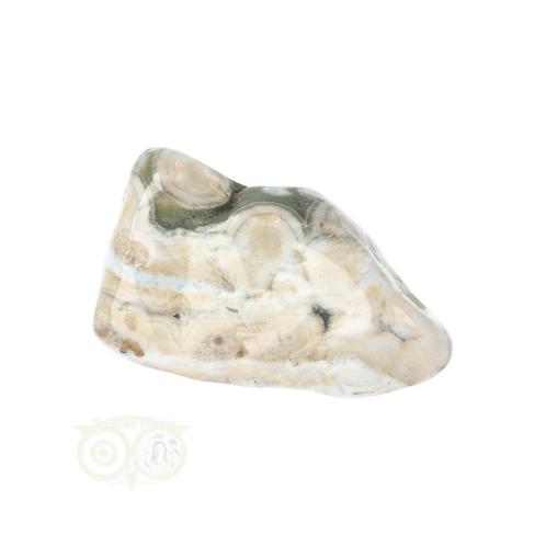 Oceaan Jaspis trommelsteen Nr 37 - 37 gram, Handtassen en Accessoires, Edelstenen, Nieuw, Verzenden