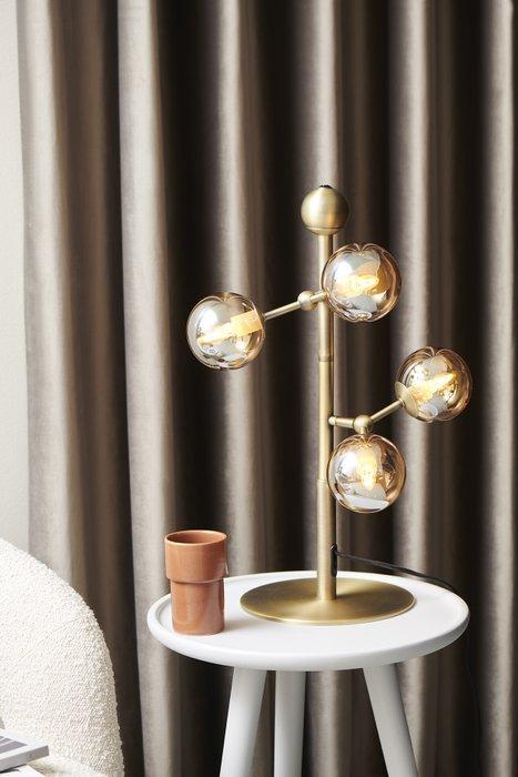 Emanuele Patton - Tafellamp - Atom Tafellamp Messing - Glas,, Antiek en Kunst, Antiek | Verlichting