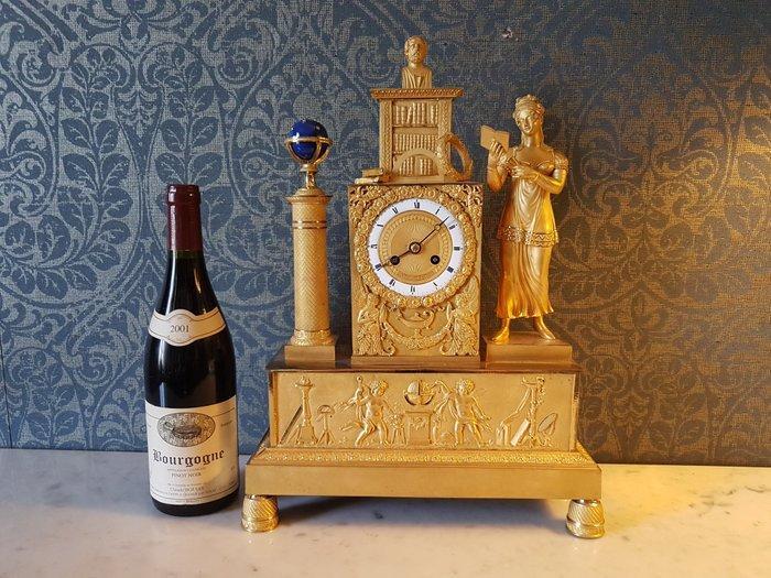 Klok - Brons - 1800-1850, Antiek en Kunst, Antiek | Klokken