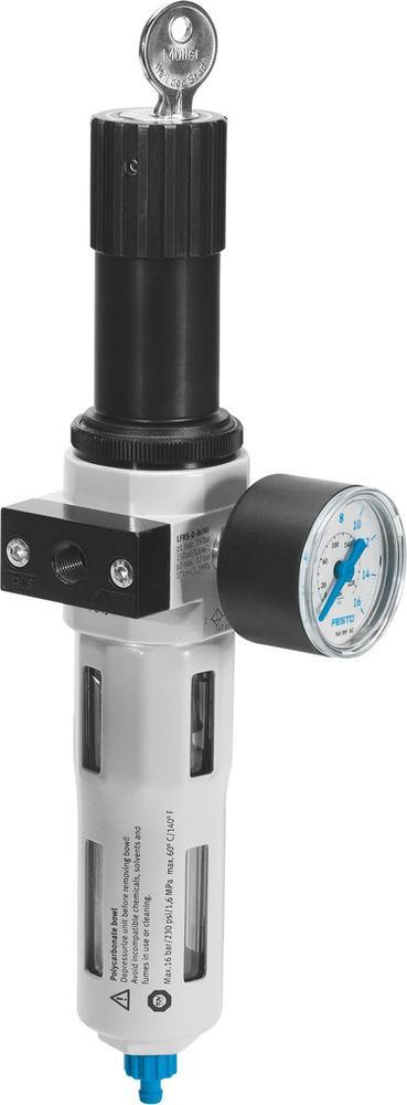 Festo Filtre Régulateur G1/4 0.5-12bar 1400l/min 40µm Mini, Doe-het-zelf en Bouw, Ventilatie en Afzuiging, Verzenden