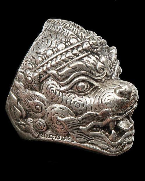 Beschermingsring - Yaksha Waker - Verwijdert kwade geesten, Antiek en Kunst, Antiek | Boeken en Manuscripten