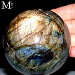 Flits Labradorite Kristallen Labradorite Sphere - Hoogte: 82