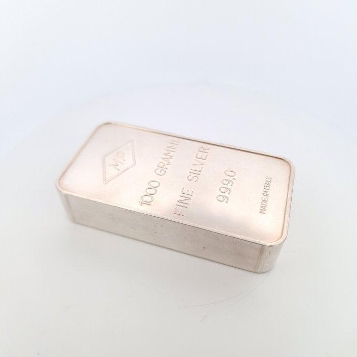 1 kilogram - Zilver .999 - Metalli Preziosi S.p.A. / Johnson, Postzegels en Munten, Edelmetalen en Baren