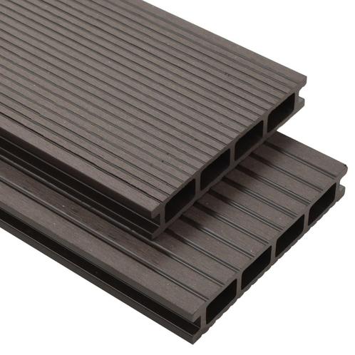 vidaXL Terrasplanken HKC met accessoires 10 m² 2,2, Doe-het-zelf en Bouw, Vloerdelen en Plavuizen, Nieuw, Verzenden