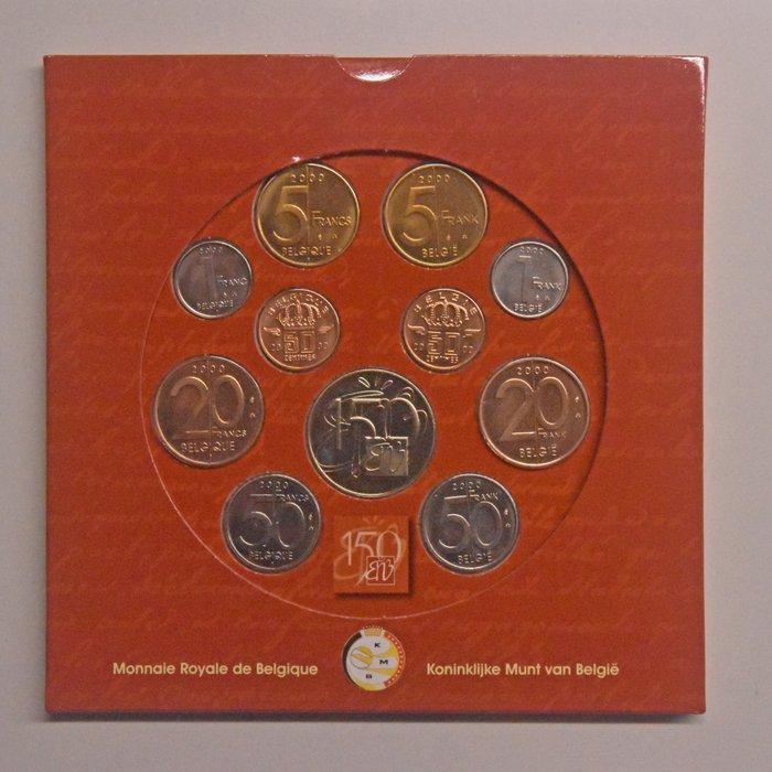 België. Sets 1996/2001 ( 6 stuks ) (Zonder minimumprijs), Postzegels en Munten, Munten | Nederland