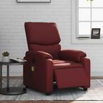 vidaXL Massagestoel verstelbaar elektrisch kunstleer, Huis en Inrichting, Fauteuils, Verzenden, Nieuw
