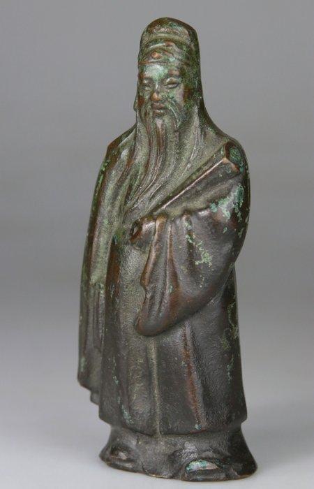 Antiek Shoulao beeldje sculptuur bronzen - China - 19e eeuw, Antiek en Kunst, Antiek | Overige Antiek