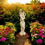 Beeld, Graziosa dama classica con Bacco - 130 cm - Marmer, Antiek en Kunst