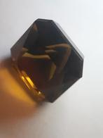 Orangy yellowish brown Citrine, 18.45 ct,octagon, seller cer