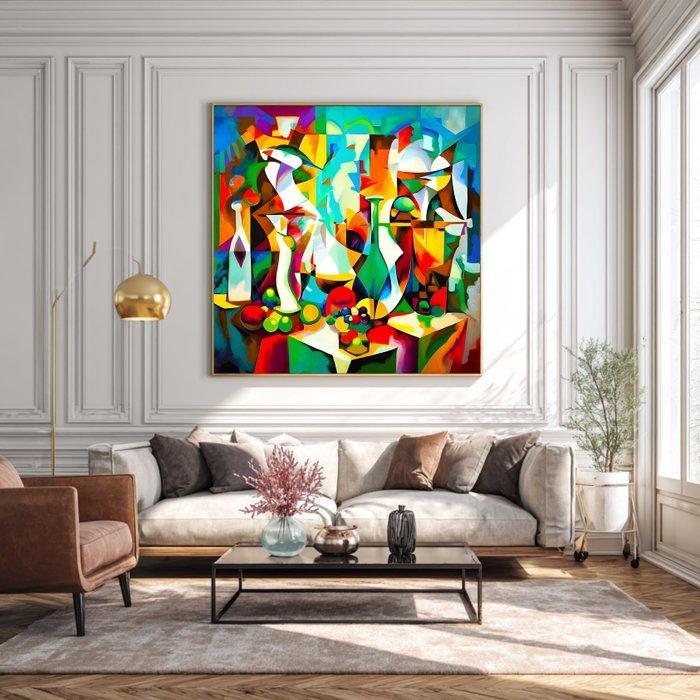 Marta Ellie (1985) - Cubist BreakfastXXL, Antiquités & Art, Art | Objets design