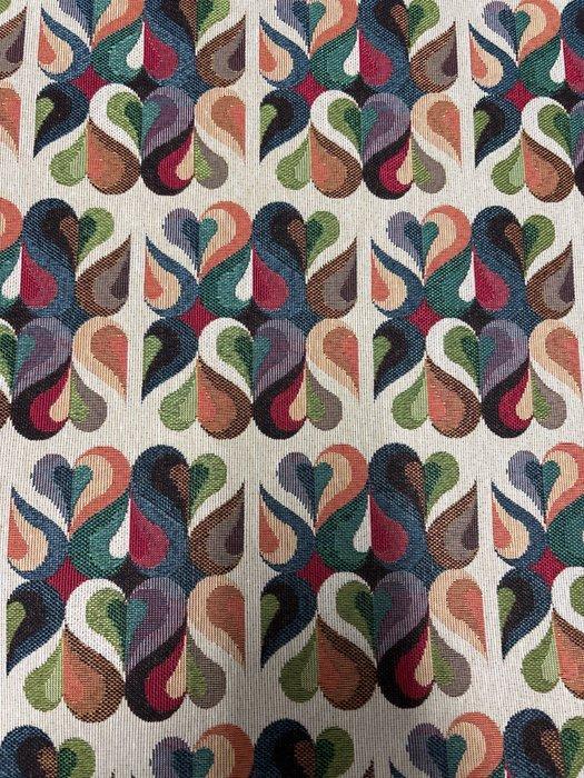 Gobelin stoffering met exclusief ontwerp in Vietrese stijl, Antiek en Kunst, Antiek | Tapijten, Tafelkleden en Textiel