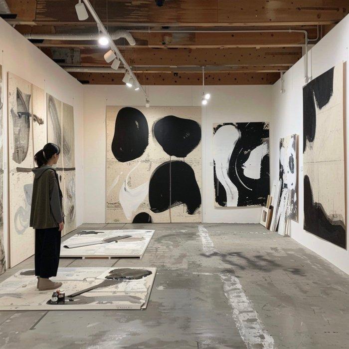 Aiko Yamada - Shibusa 047 XL, Antiek en Kunst, Kunst | Schilderijen | Modern