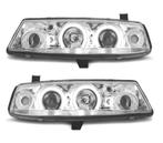PHARES POUR OPEL CALIBRA 90-98 ANGEL EYES FOND CHROMÉ, Verzenden