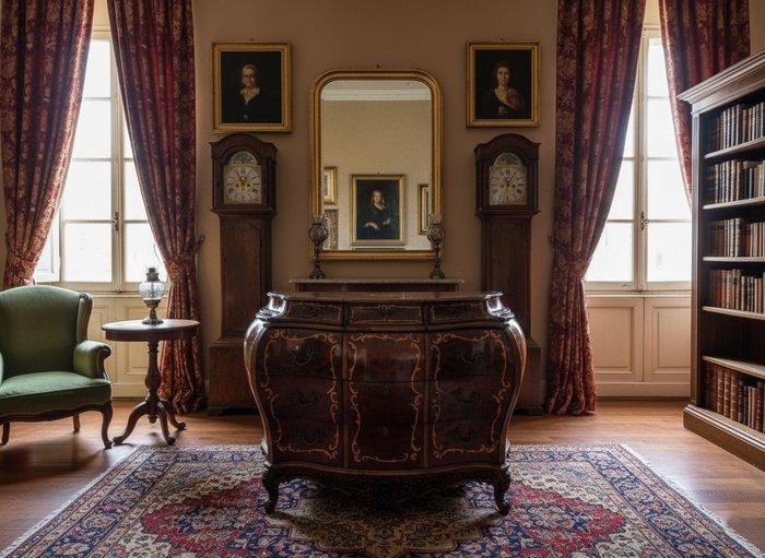 Ladekast - Hout, Metaal - Comò Venetiaans barok, Antiek en Kunst, Antiek | Overige Antiek