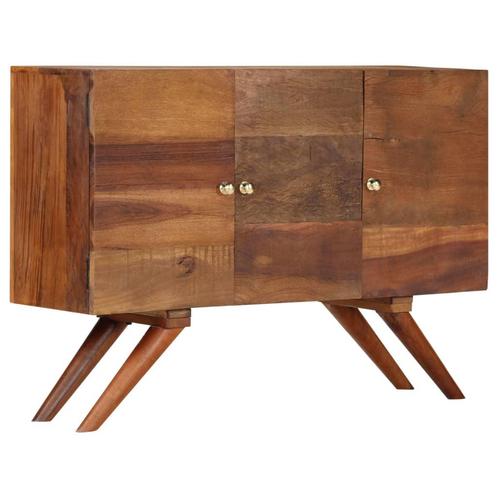 vidaXL Buffet Bois recyclé massif 110x30x75 cm Marron, Maison & Meubles, Armoires | Dressoirs, Neuf, Envoi