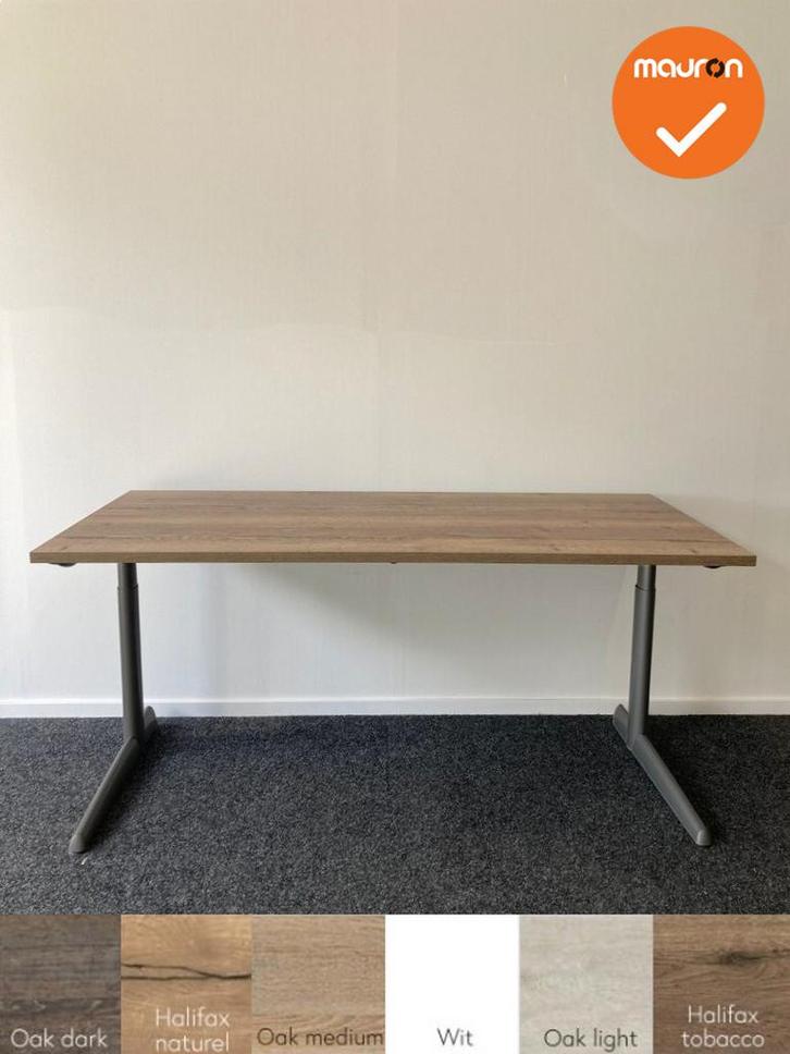 Ahrend 500 handmatig verstelbaar bureau - nieuw blad naar ke, Zakelijke goederen, Kantoor en Winkelinrichting | Kantoormeubilair en Inrichting