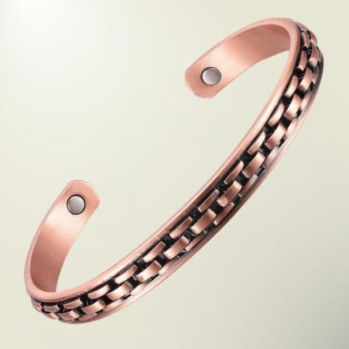 Gezondheidsarmband magnetisch koper - 0,8 cm, Sport en Fitness, Gezondheidsproducten en Wellness, Ophalen of Verzenden