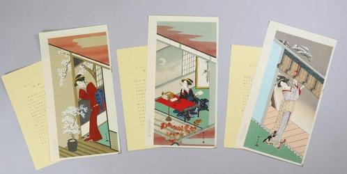 Beauty of Snow, Moon, and Flowers  - Katsukawa Shunsho, Antiek en Kunst, Antiek | Overige Antiek