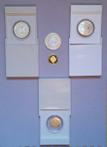 Italië. 5 Token oro e argento 1972-1986 Serie buoni del