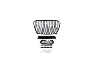 RS6 Look Front Grill Black Edition  voor Audi A6 C7 4G, Ophalen of Verzenden