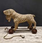 Steiff - Speelgoed Boxer Antique Pull Toy On Wheels -