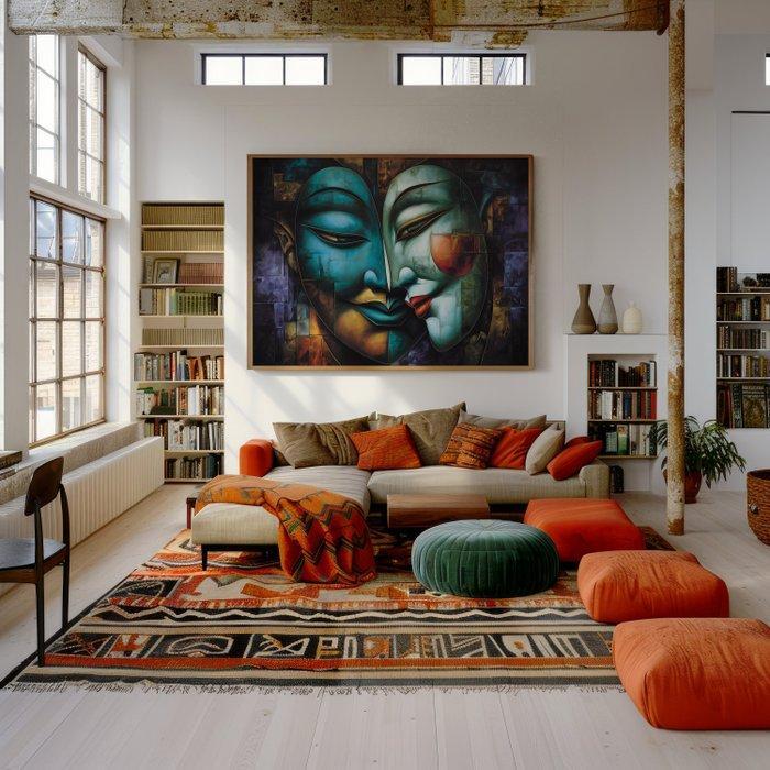 DPaliga (1980) - Silky Silence, Antiquités & Art, Art | Peinture | Moderne