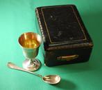 Eierhouder set (3) - .950 zilver, Antiek en Kunst