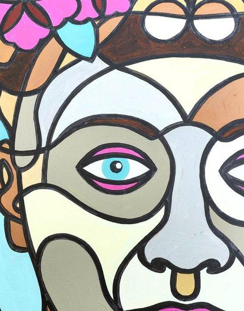 BABOETSIE - Mysterious Girl, Antiek en Kunst, Kunst | Schilderijen | Modern