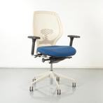 Orangebox ARA-EBA bureaustoel, blauw / wit, 4D armleggers, Nieuw, Ophalen of Verzenden