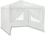 Luxe partytent - 3x3 meter - met wand & dakbekleding - wit, Ophalen of Verzenden, Nieuw