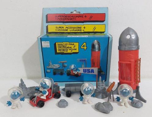 Schleich  - Figurine articulée 4.0604 SMURF MOONSET SUPER, Antiek en Kunst, Antiek | Overige Antiek